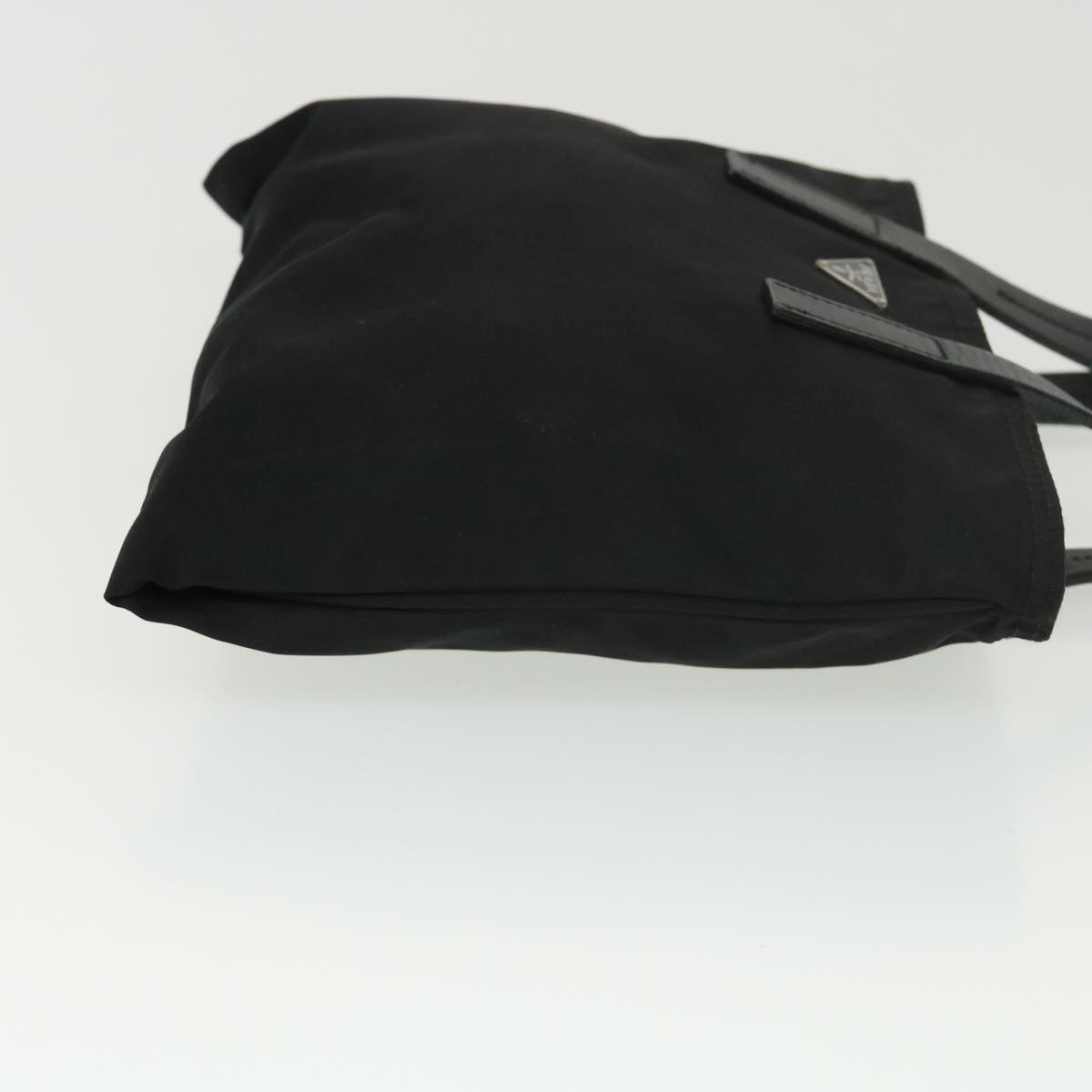 PRADA Hand Bag Nylon Black Auth ep814