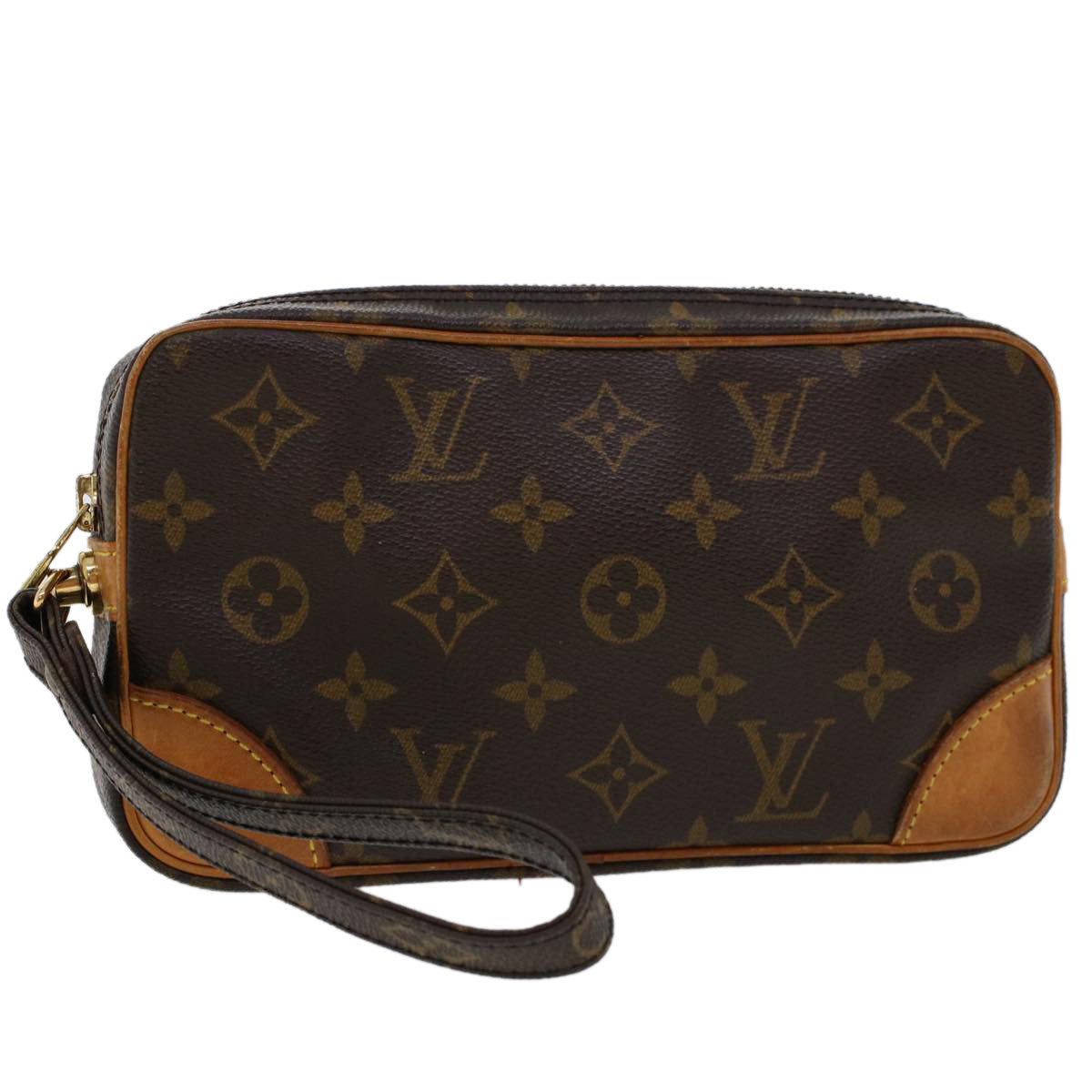 LOUIS VUITTON Monogram Marly Dragonne PM Clutch Bag M51827 LV Auth ep847