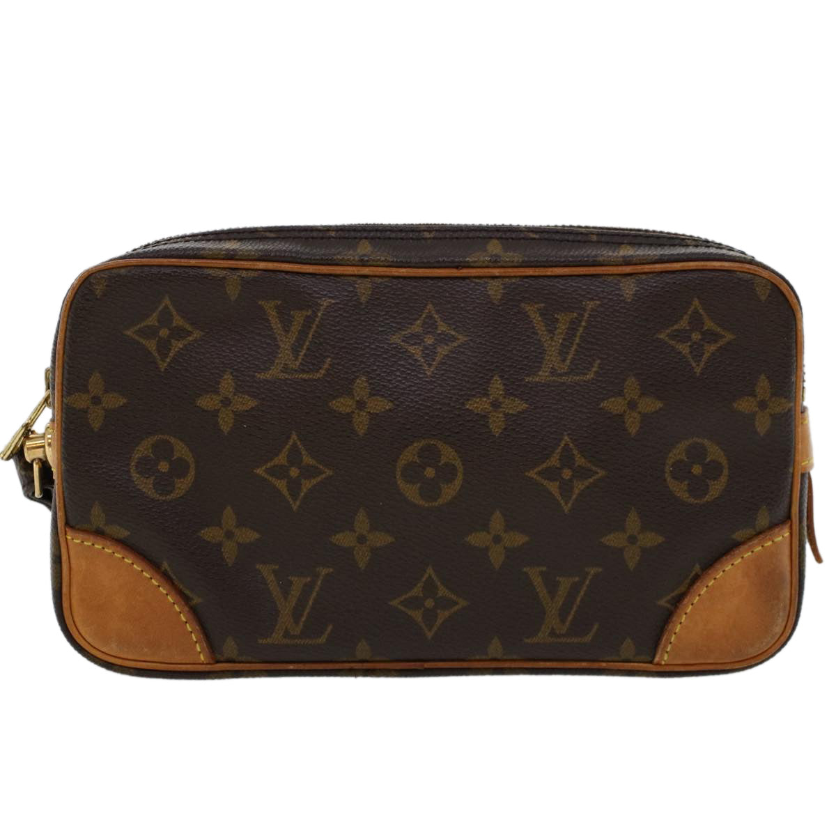 LOUIS VUITTON Monogram Marly Dragonne PM Clutch Bag M51827 LV Auth ep847