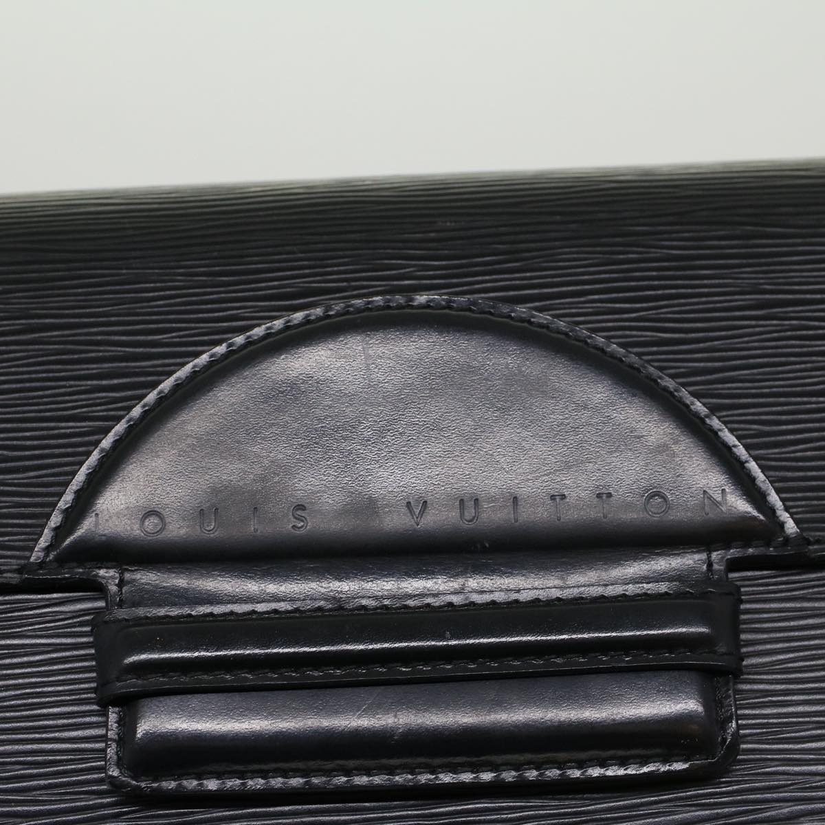 LOUIS VUITTON Epi Chaillot Clutch Bag Black M52542 LV Auth ep890