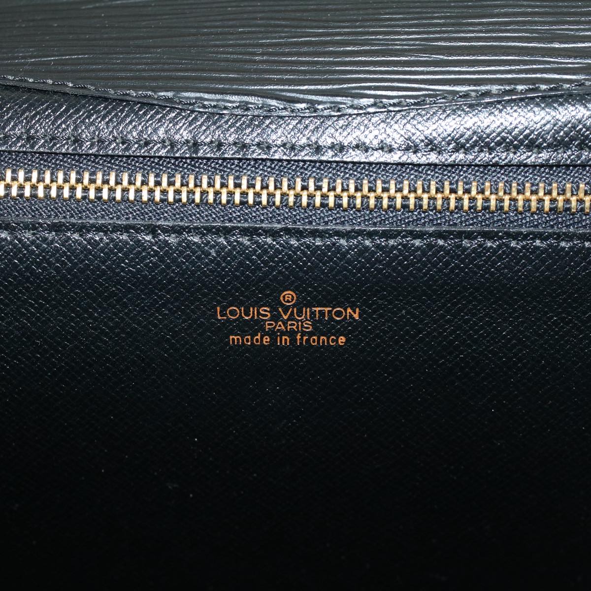 LOUIS VUITTON Epi Montaigne 27 Clutch Bag Black M52652 LV Auth ep891