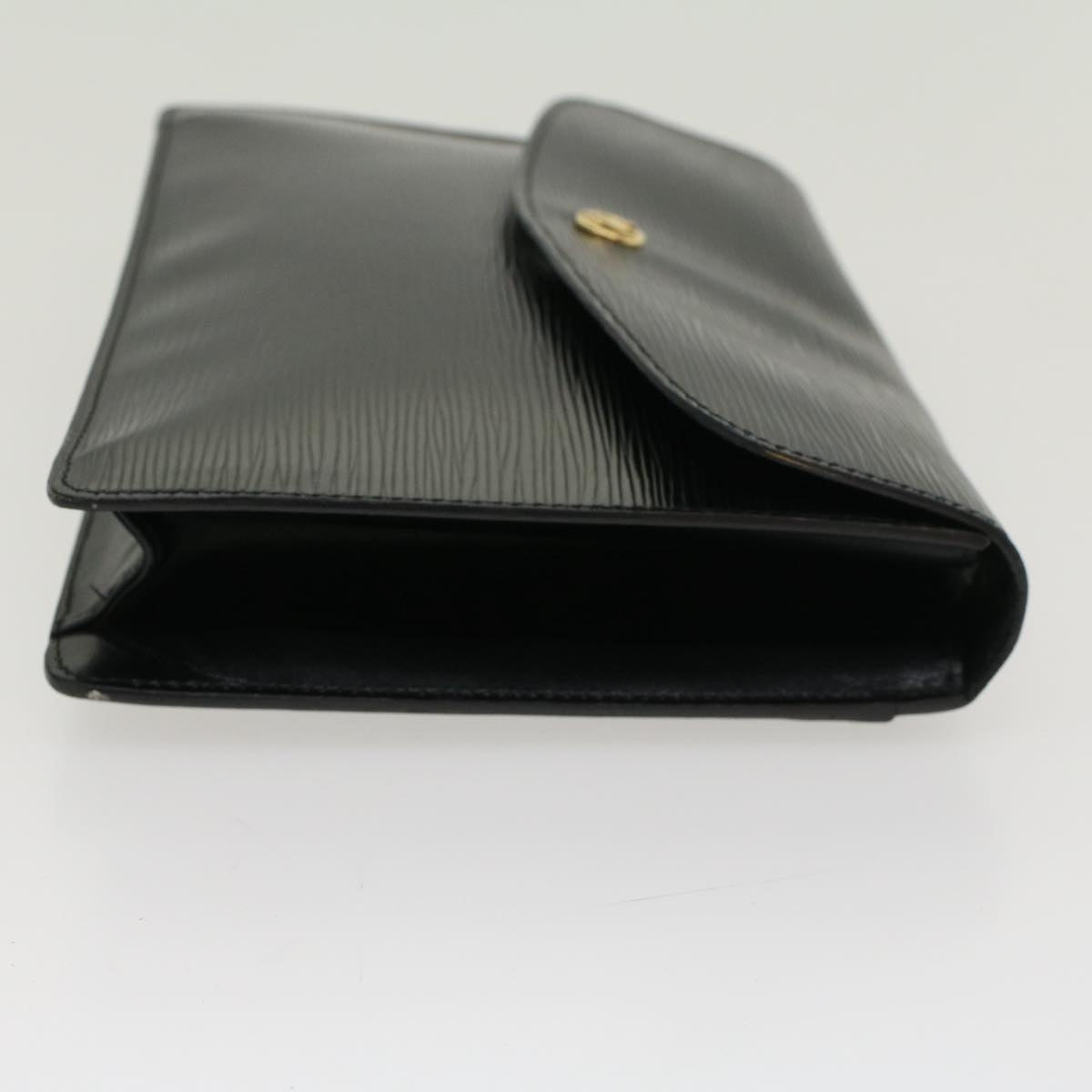 LOUIS VUITTON Epi Montaigne 27 Clutch Bag Black M52652 LV Auth ep891