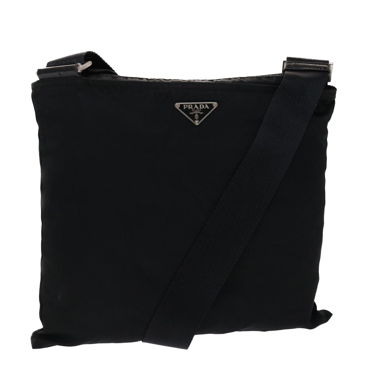 PRADA Shoulder Bag Nylon Black Auth ep919