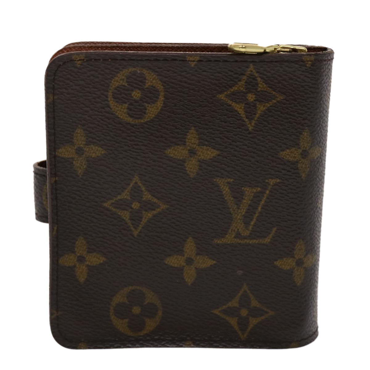 LOUIS VUITTON Monogram Compact Zip Wallet M61667 LV Auth ep930 - 0