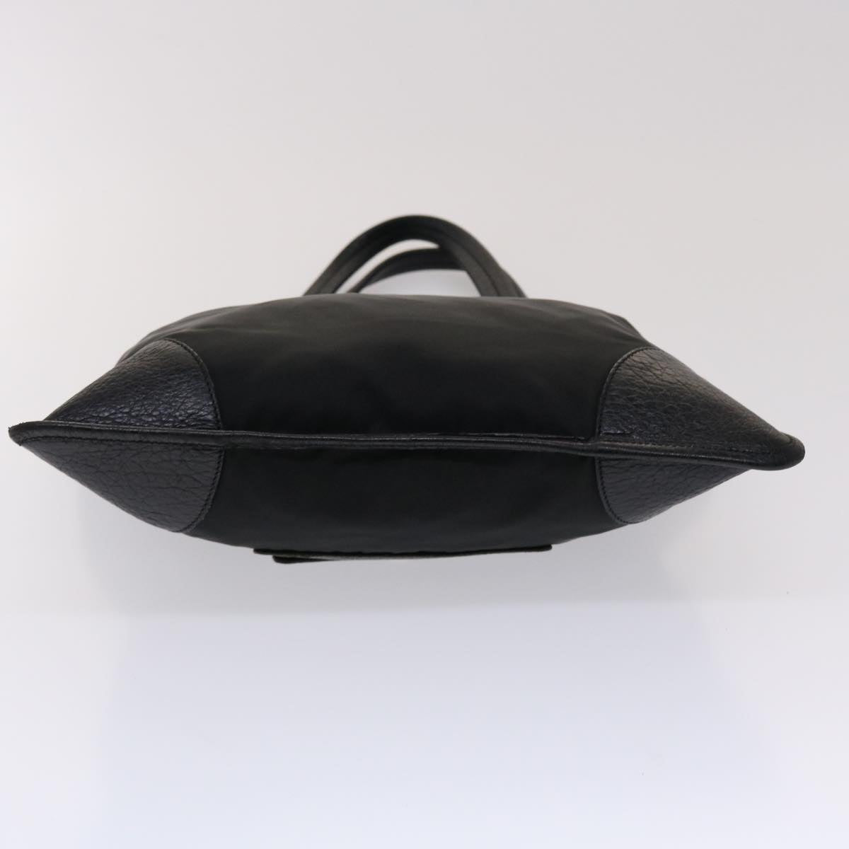 PRADA Shoulder Bag Nylon Leather Black Auth ep942