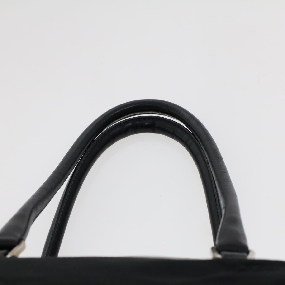 PRADA Shoulder Bag Nylon Leather Black Auth ep945