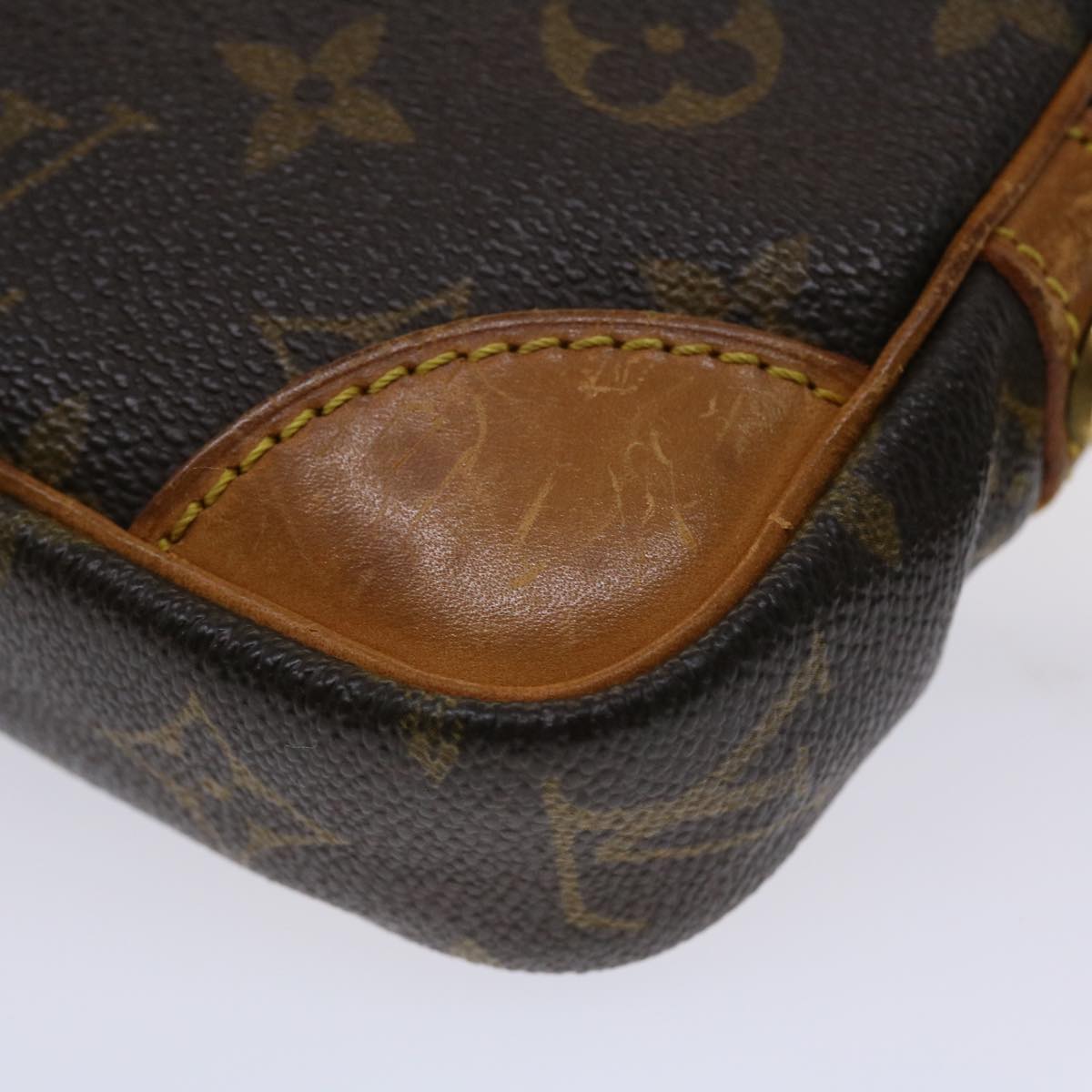 LOUIS VUITTON Monogram Marly Dragonne PM Clutch Bag M51827 LV Auth ep990