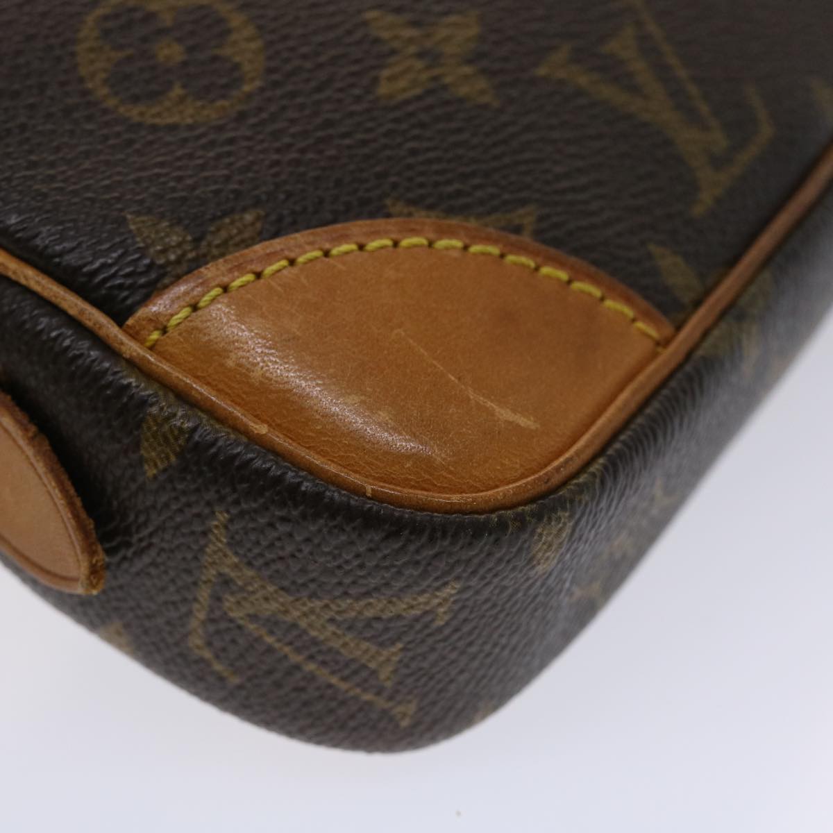 LOUIS VUITTON Monogram Marly Dragonne PM Clutch Bag M51827 LV Auth ep990