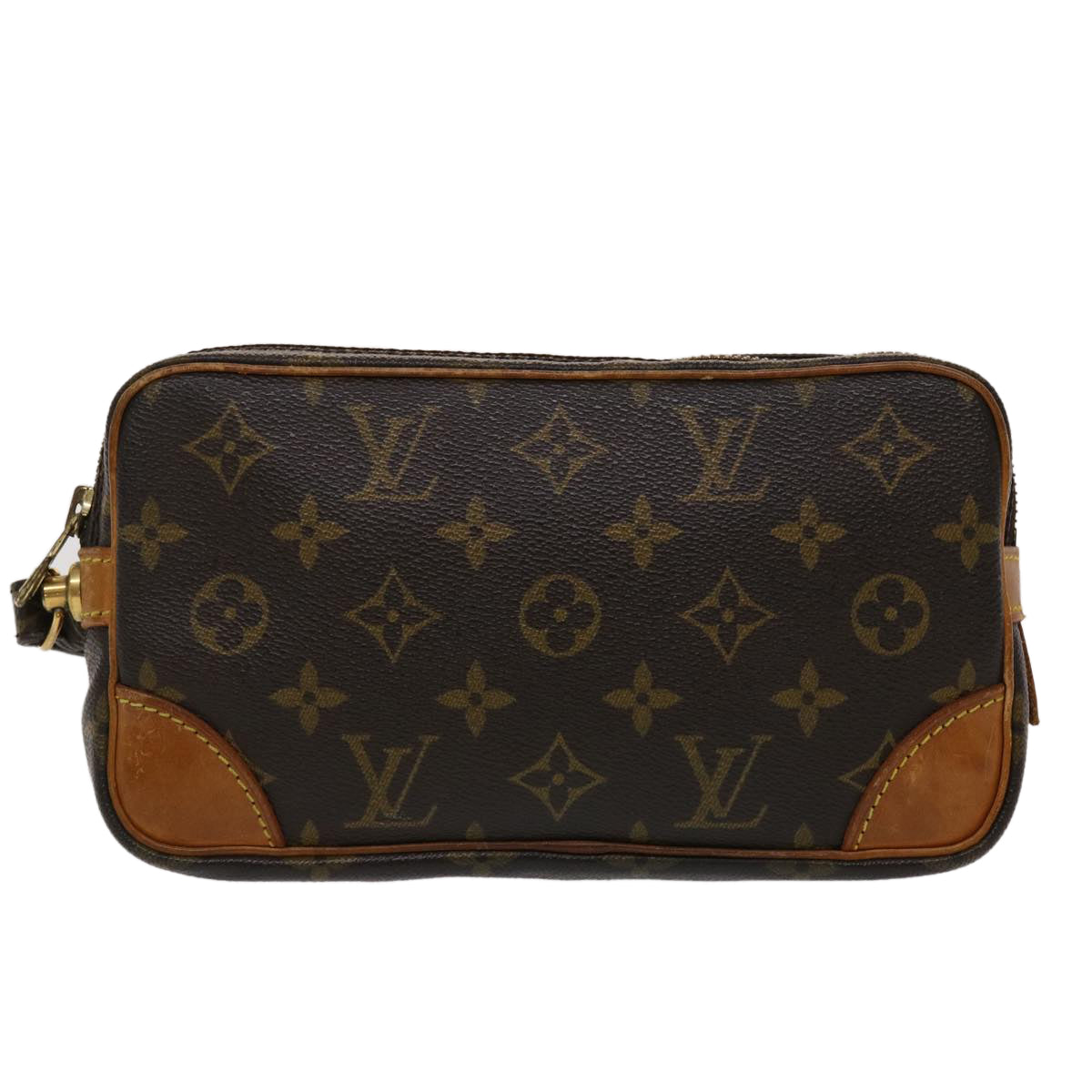 LOUIS VUITTON Monogram Marly Dragonne PM Clutch Bag M51827 LV Auth ep990