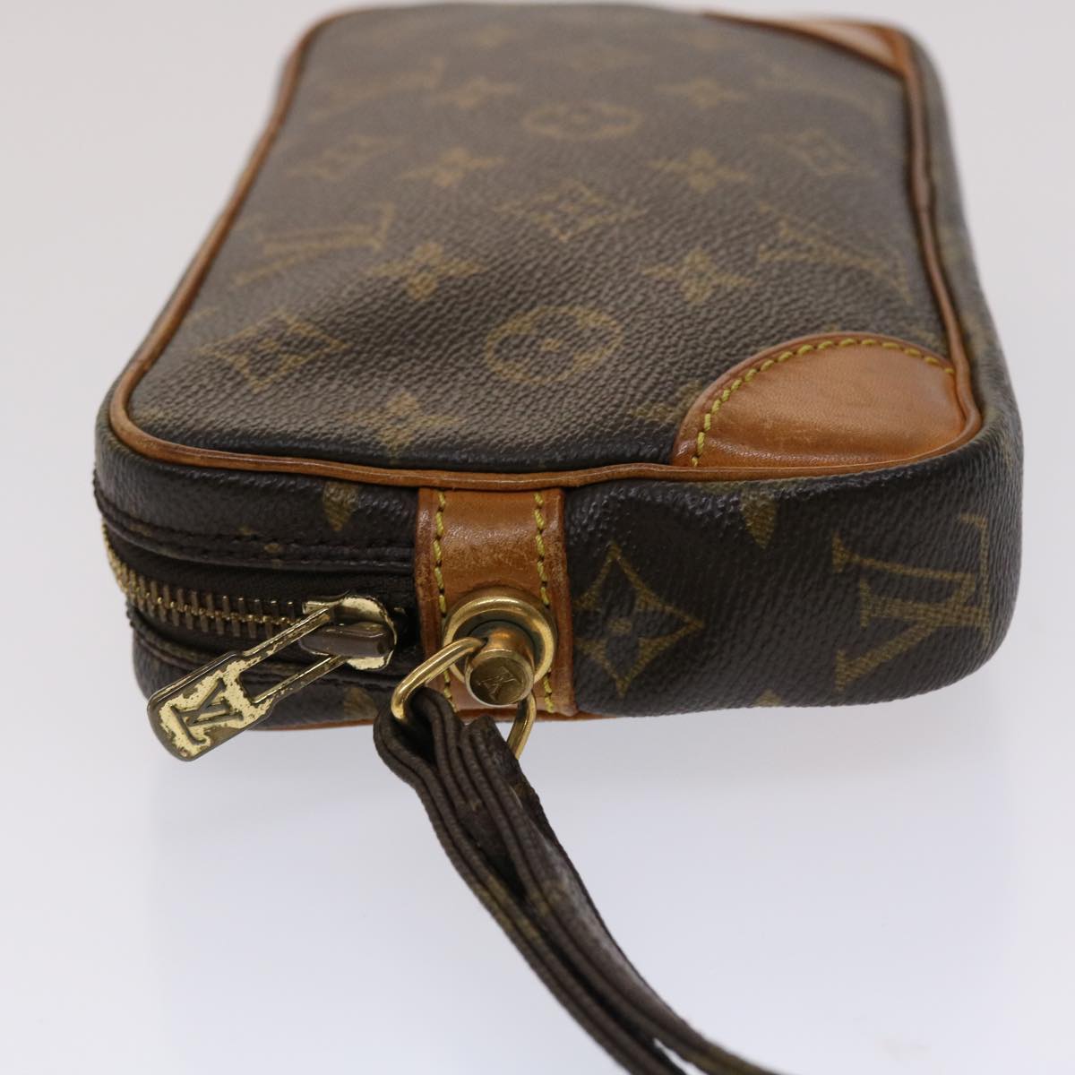 LOUIS VUITTON Monogram Marly Dragonne PM Clutch Bag M51827 LV Auth ep990