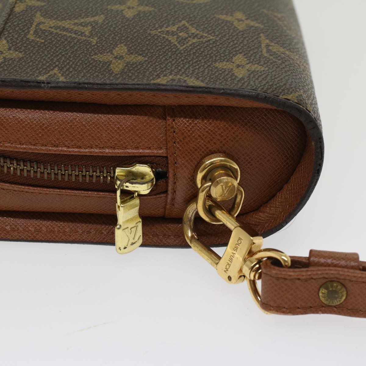 LOUIS VUITTON Monogram Orsay Clutch Bag M51790 LV Auth ep998