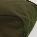 PRADA Hand Bag Nylon 2way Khaki Auth fm1303-7