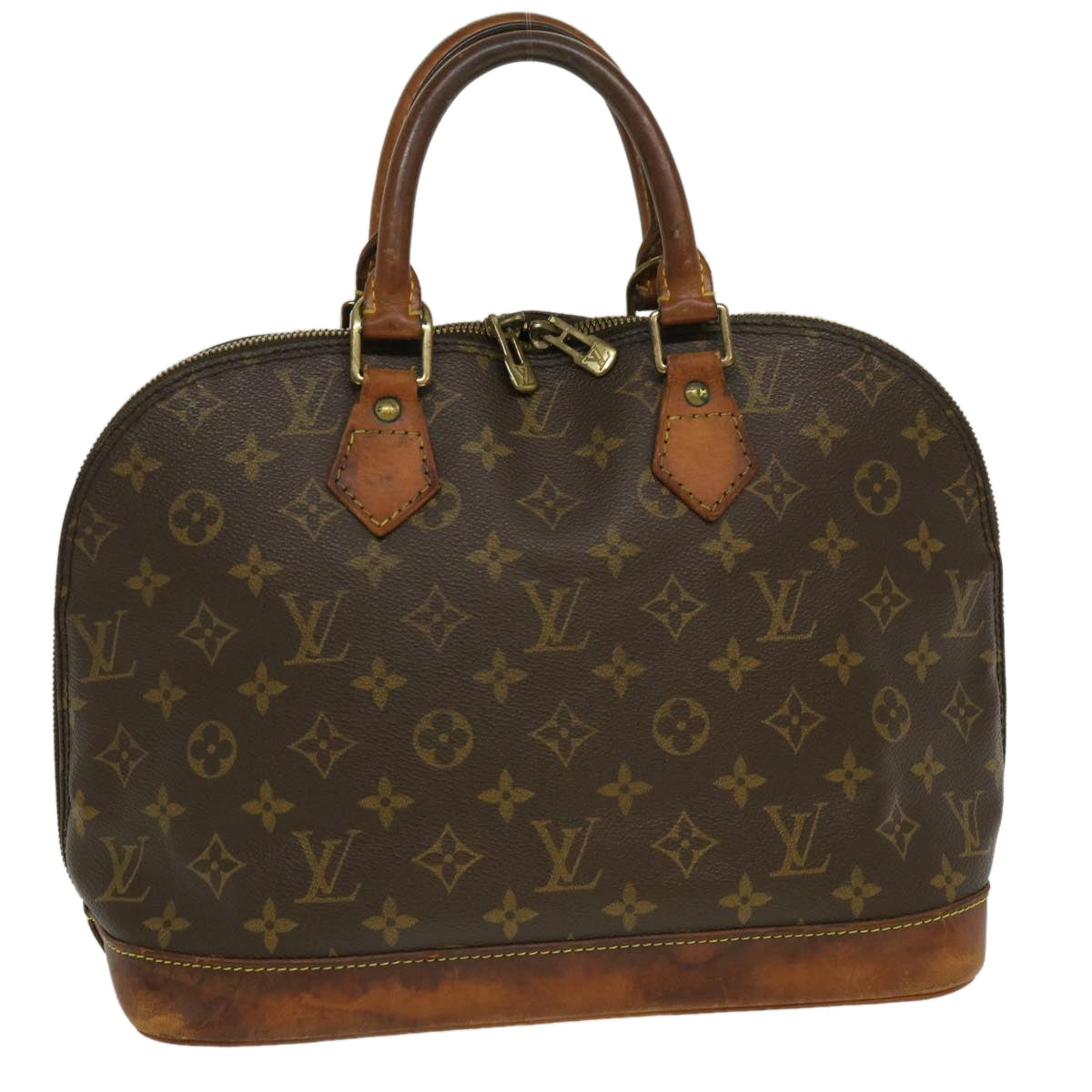 LOUIS VUITTON Monogram Alma Hand Bag M51130 LV Auth fm1438