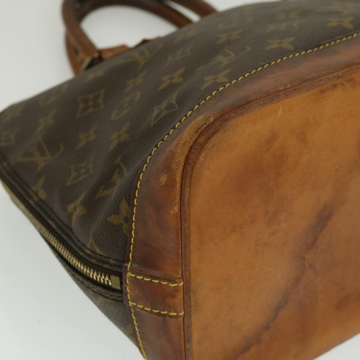 LOUIS VUITTON Monogram Alma Hand Bag M51130 LV Auth fm1438