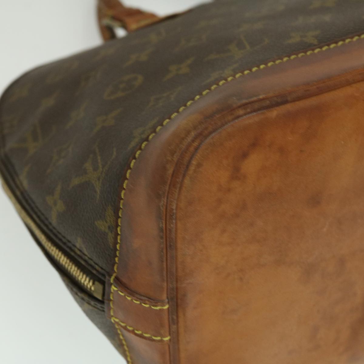 LOUIS VUITTON Monogram Alma Hand Bag M51130 LV Auth fm1438