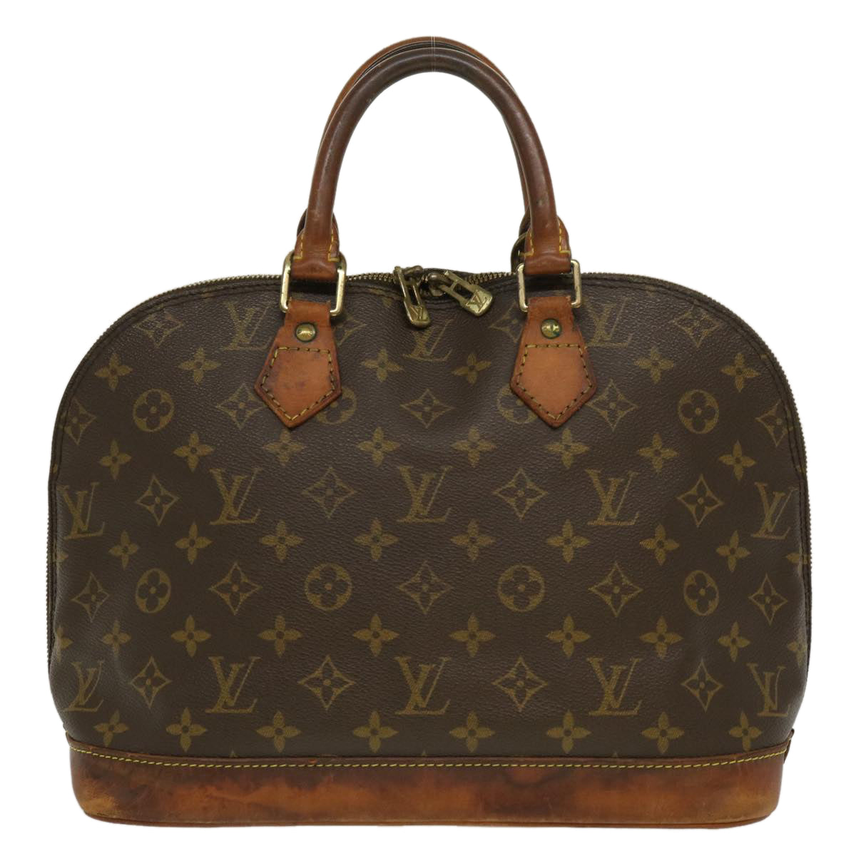 LOUIS VUITTON Monogram Alma Hand Bag M51130 LV Auth fm1438