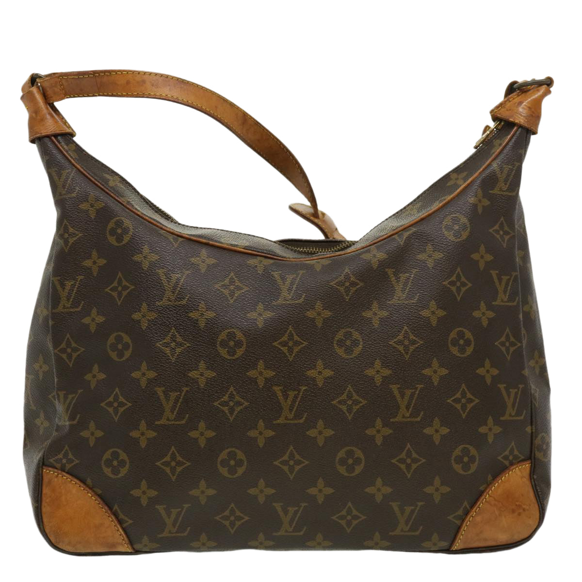 LOUIS VUITTON Monogram Boulogne 35 Shoulder Bag M51260 LV Auth fm1476