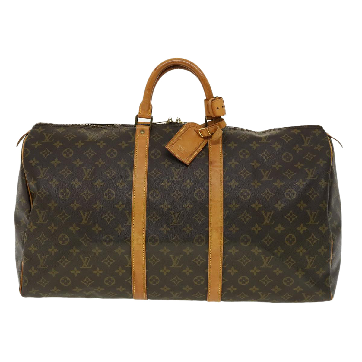 LOUIS VUITTON Monogram Keepall 50 Boston Bag M41426 LV Auth fm1513