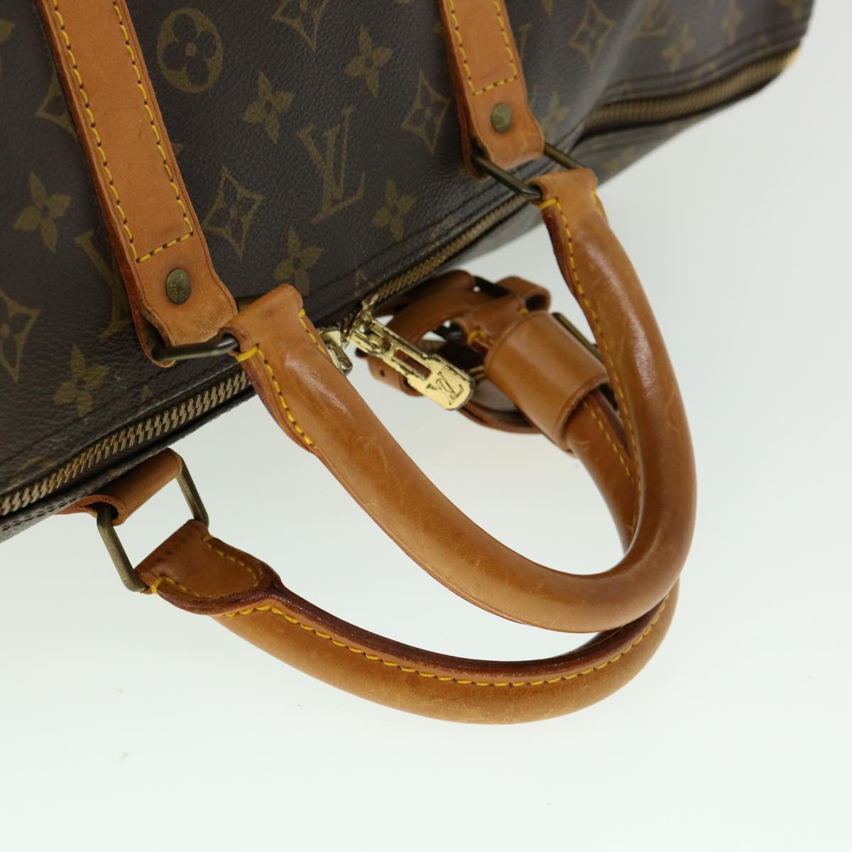 LOUIS VUITTON Monogram Keepall 50 Boston Bag M41426 LV Auth fm1513