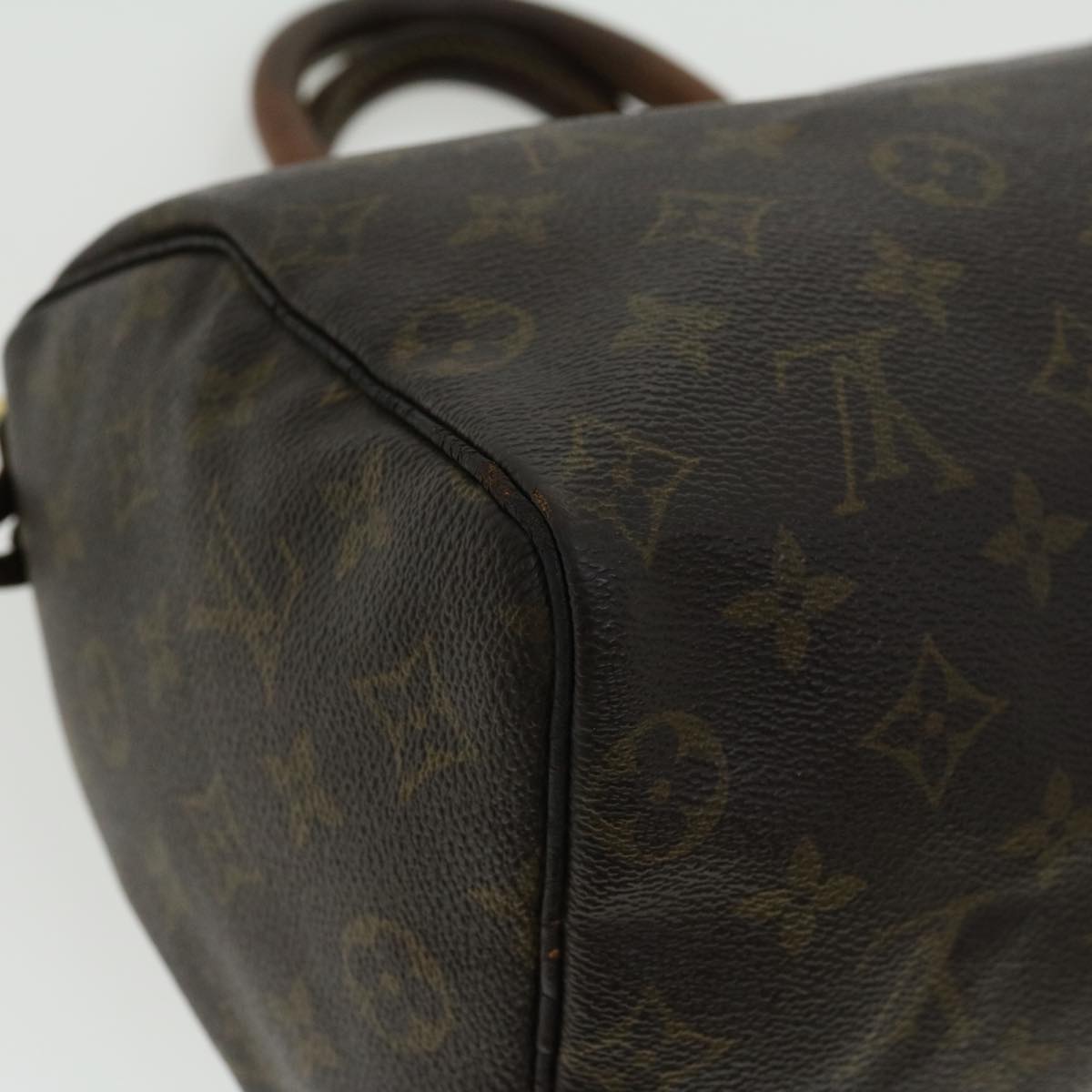 LOUIS VUITTON Monogram Speedy 30 Hand Bag M41526 LV Auth fm1583