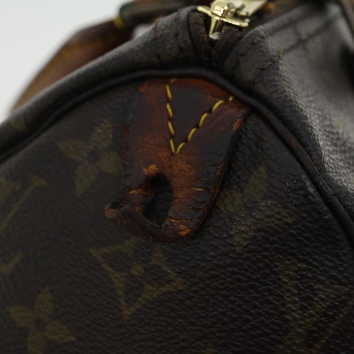 LOUIS VUITTON Monogram Speedy 30 Hand Bag M41526 LV Auth fm1583