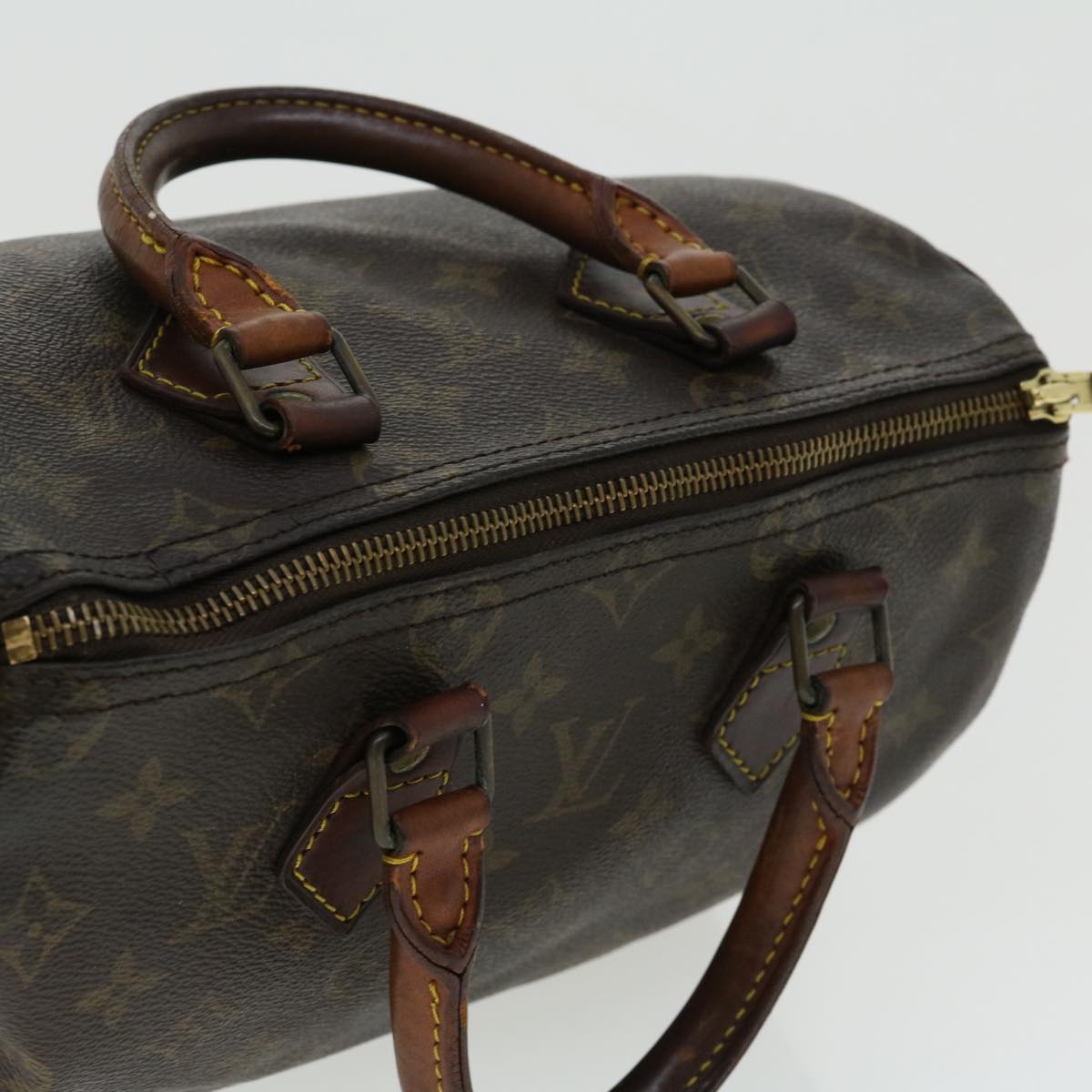 LOUIS VUITTON Monogram Speedy 30 Hand Bag M41526 LV Auth fm1583