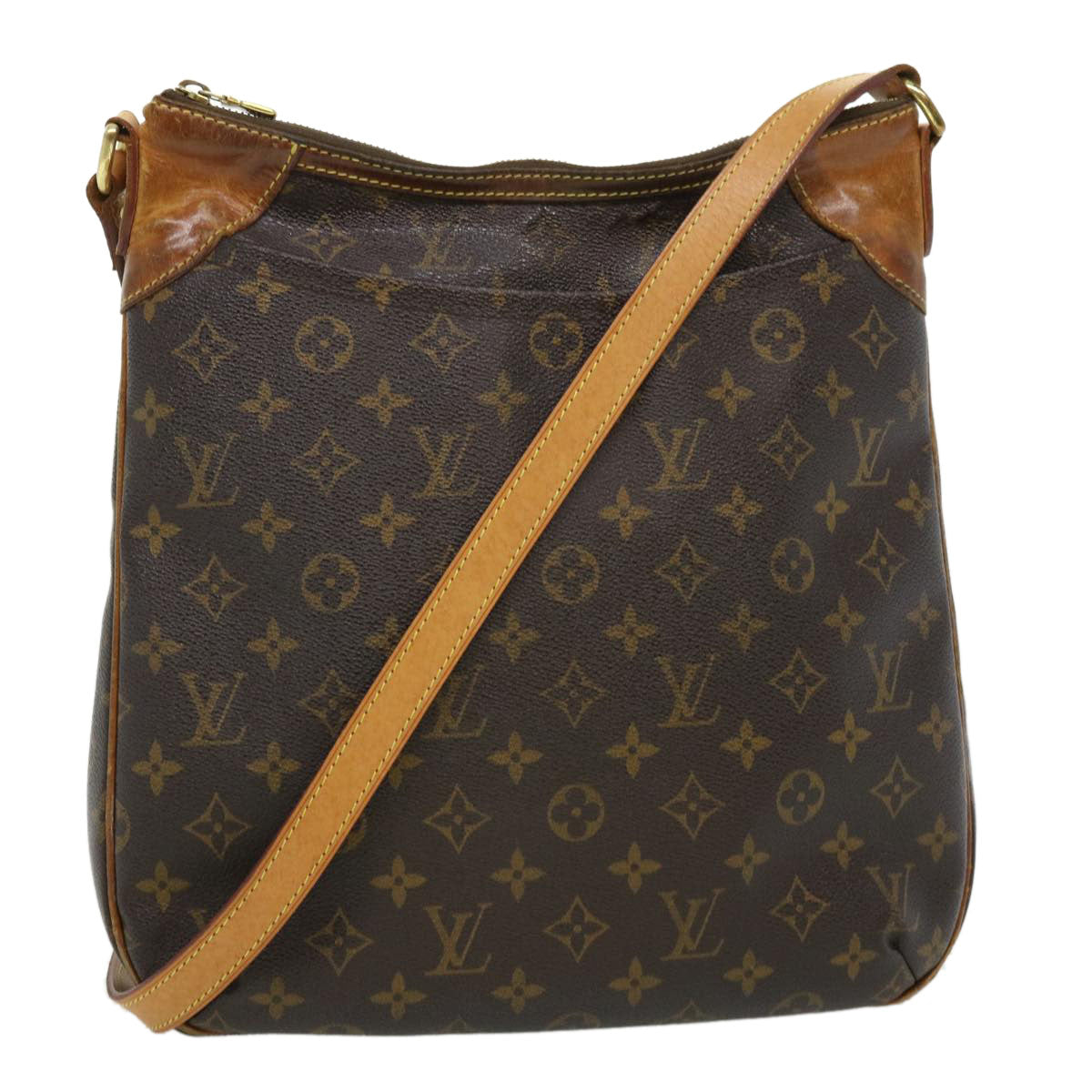 LOUIS VUITTON Monogram Odeon MM Shoulder Bag M56389 LV Auth fm1594