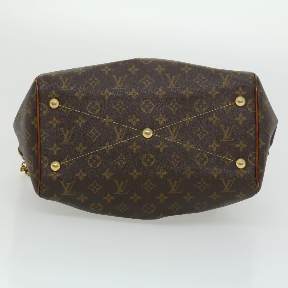 LOUIS VUITTON Monogram Tivoli GM Shoulder Bag M40144 LV Auth fm1655