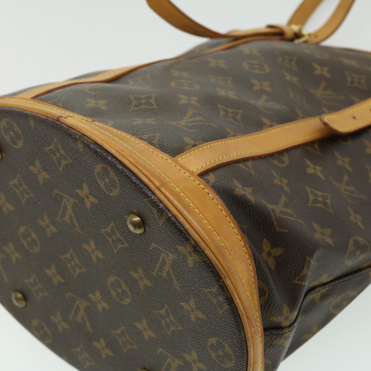 LOUIS VUITTON Monogram Bucket GM Shoulder Bag M42236 LV Auth fm1666