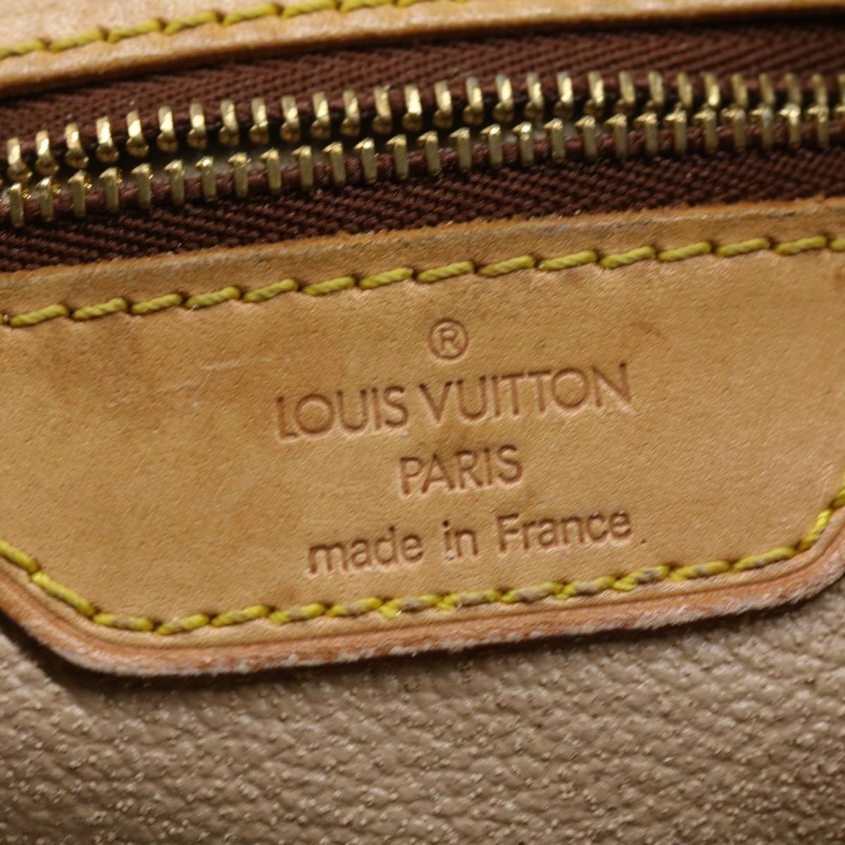 LOUIS VUITTON Monogram Bucket GM Shoulder Bag M42236 LV Auth fm1666