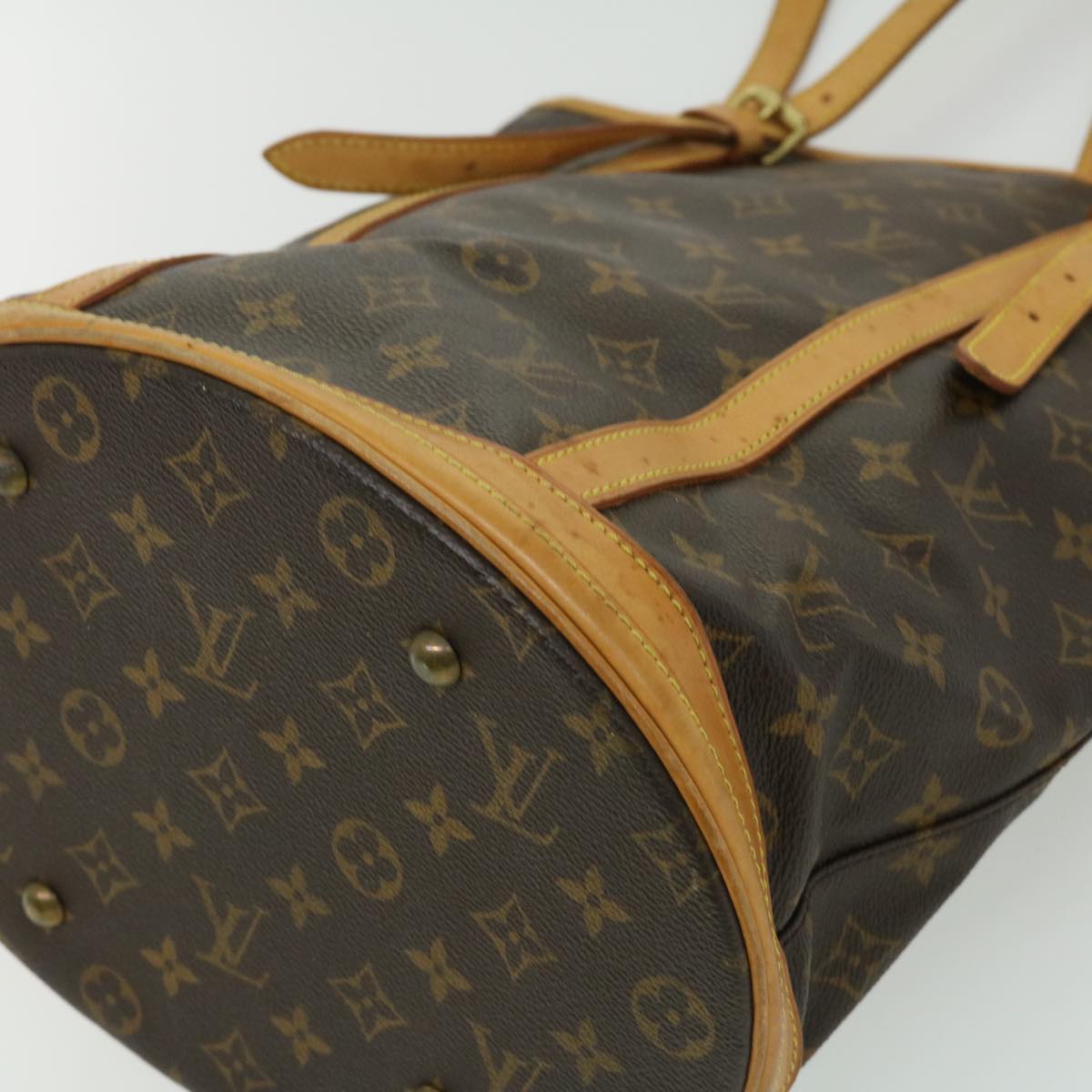 LOUIS VUITTON Monogram Bucket GM Shoulder Bag M42236 LV Auth fm1666