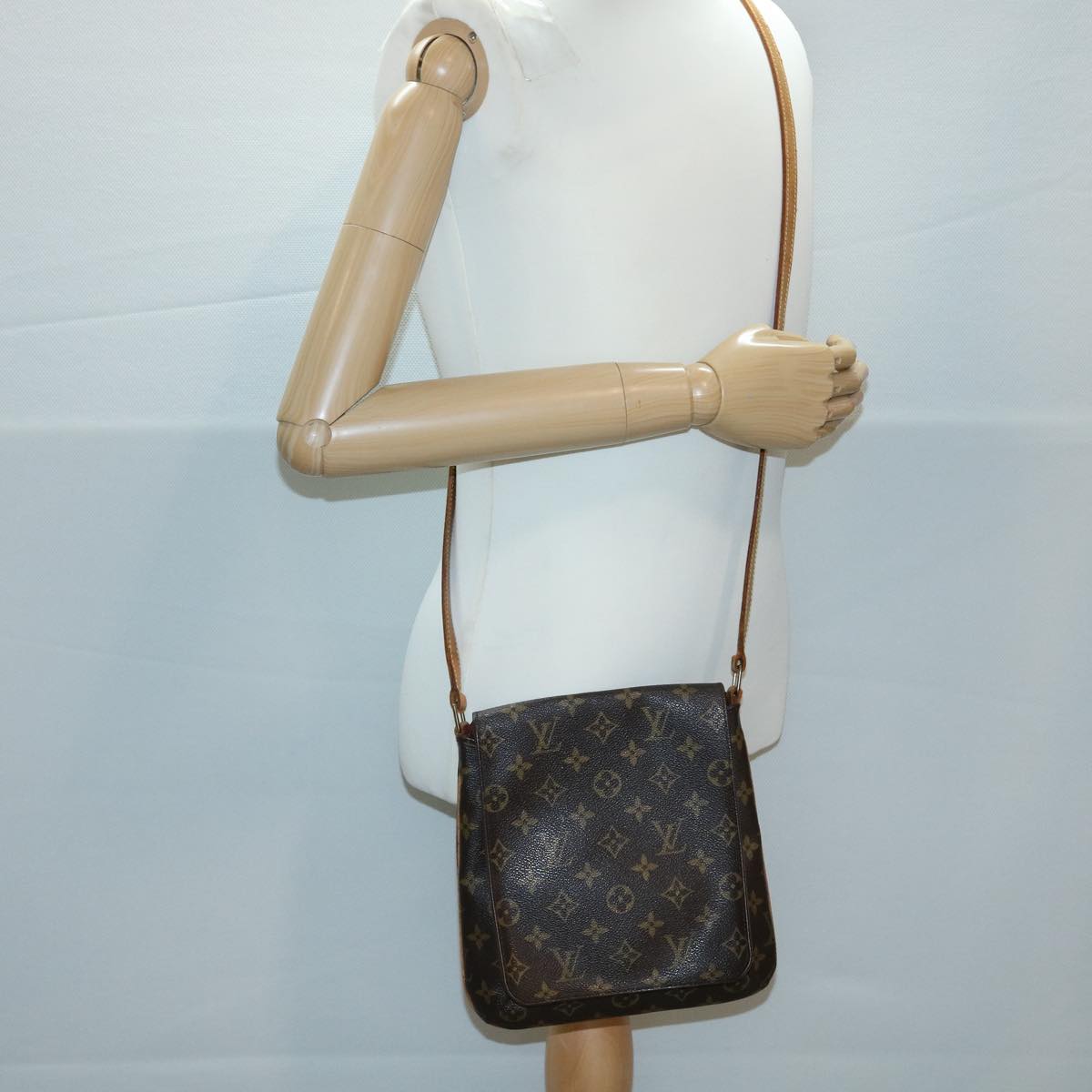 LOUIS VUITTON Monogram Musette Salsa Long Shoulder Bag M51387 LV Auth fm1668