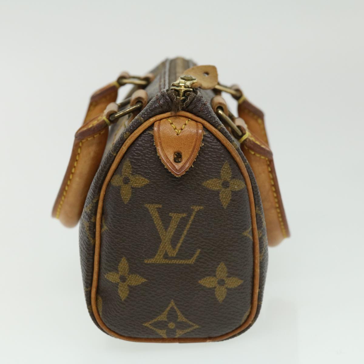 LOUIS VUITTON Monogram Mini Speedy Hand Bag 2way M41534 LV Auth fm1696