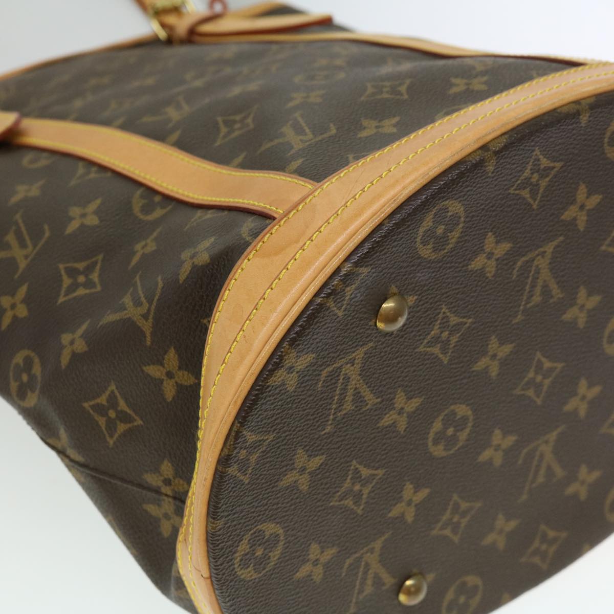 LOUIS VUITTON Monogram Bucket GM Shoulder Bag M42236 LV Auth fm1737