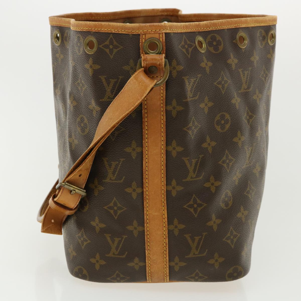 LOUIS VUITTON Monogram Petit Noe Shoulder Bag M42226 LV Auth fm1781