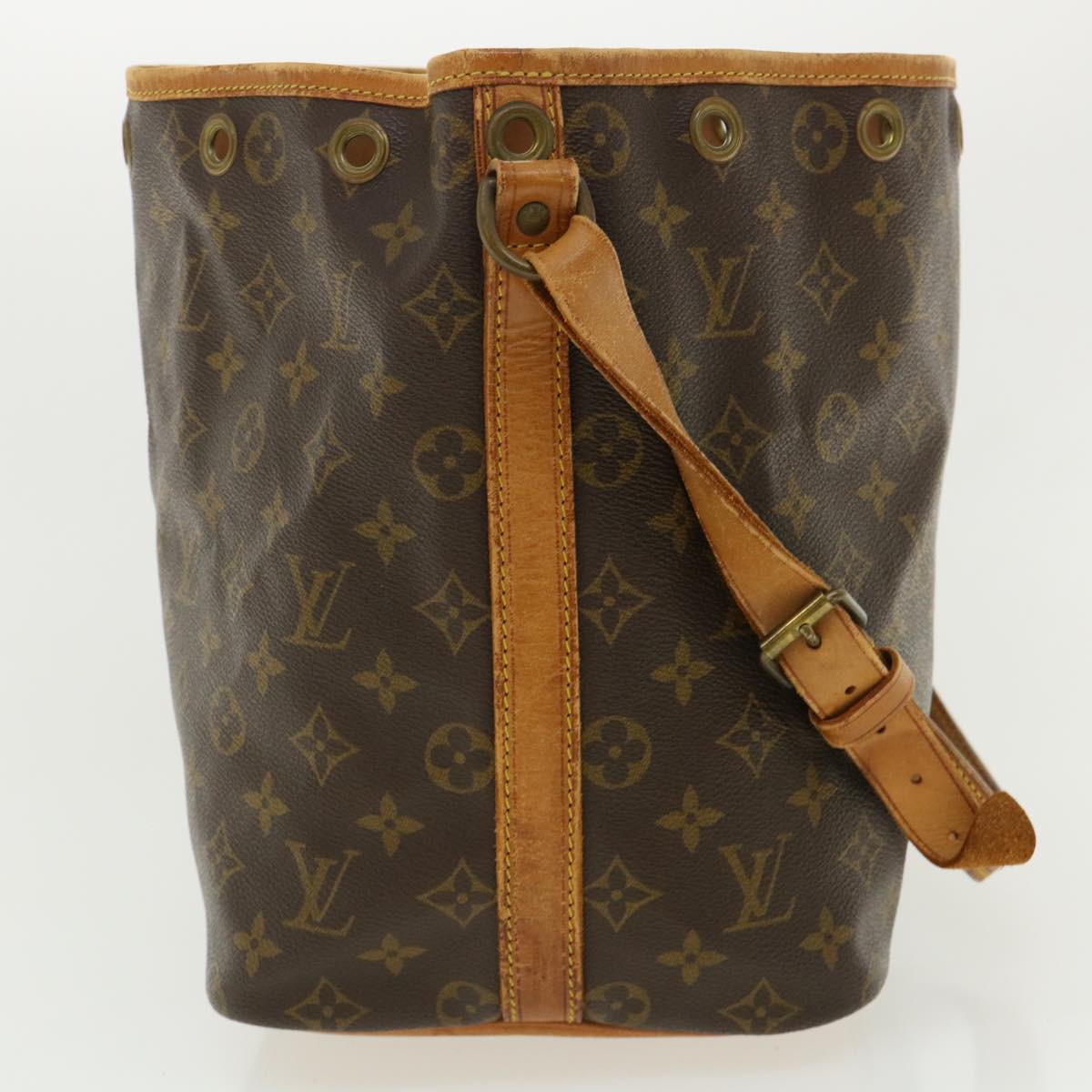 LOUIS VUITTON Monogram Petit Noe Shoulder Bag M42226 LV Auth fm1781