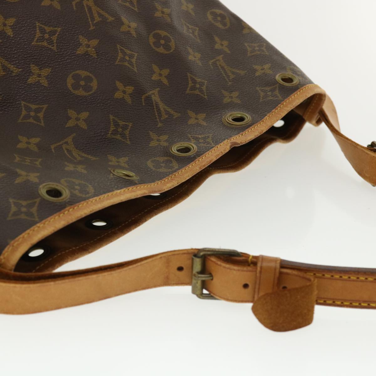 LOUIS VUITTON Monogram Petit Noe Shoulder Bag M42226 LV Auth fm1781