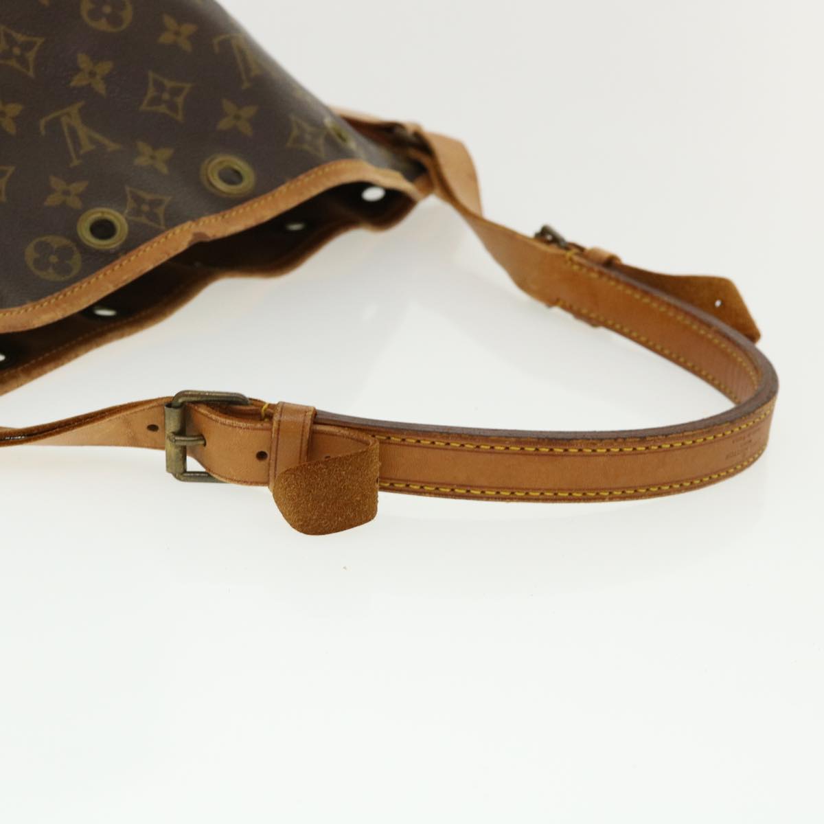 LOUIS VUITTON Monogram Petit Noe Shoulder Bag M42226 LV Auth fm1781