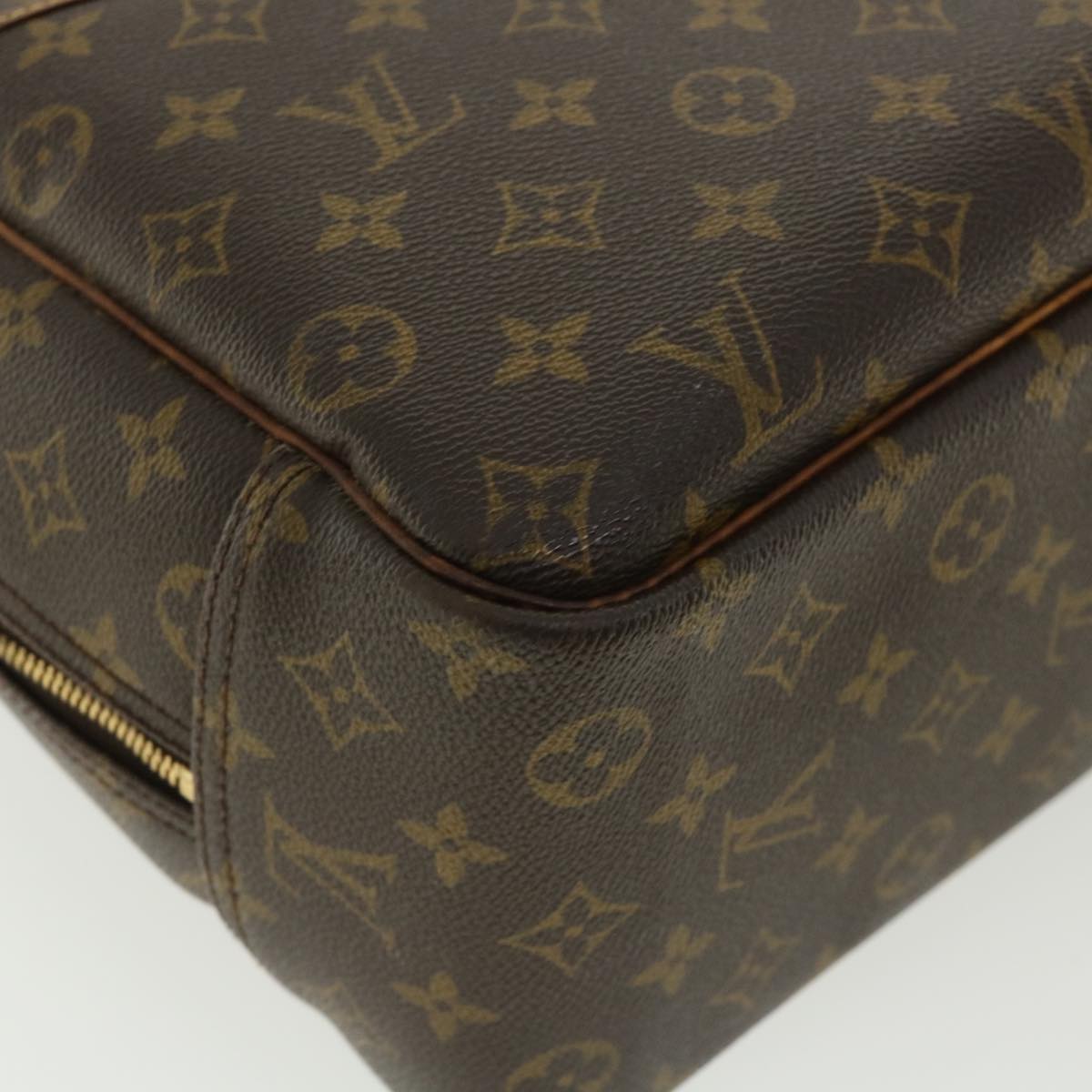 LOUIS VUITTON Monogram Deauville Hand Bag M47270 LV Auth fm1876