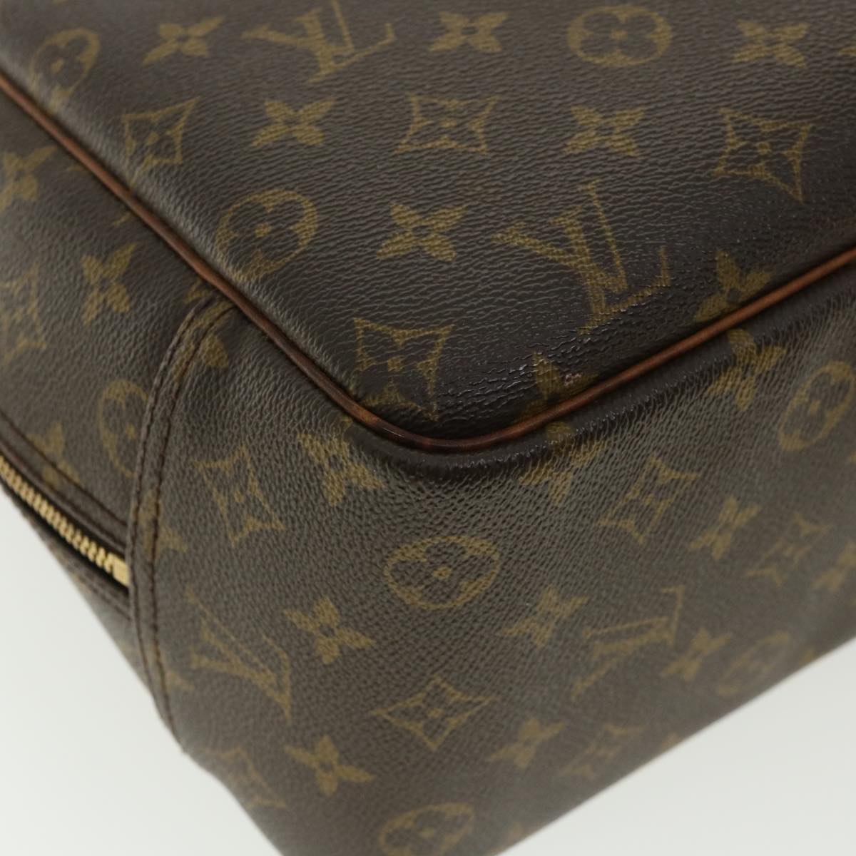 LOUIS VUITTON Monogram Deauville Hand Bag M47270 LV Auth fm1876