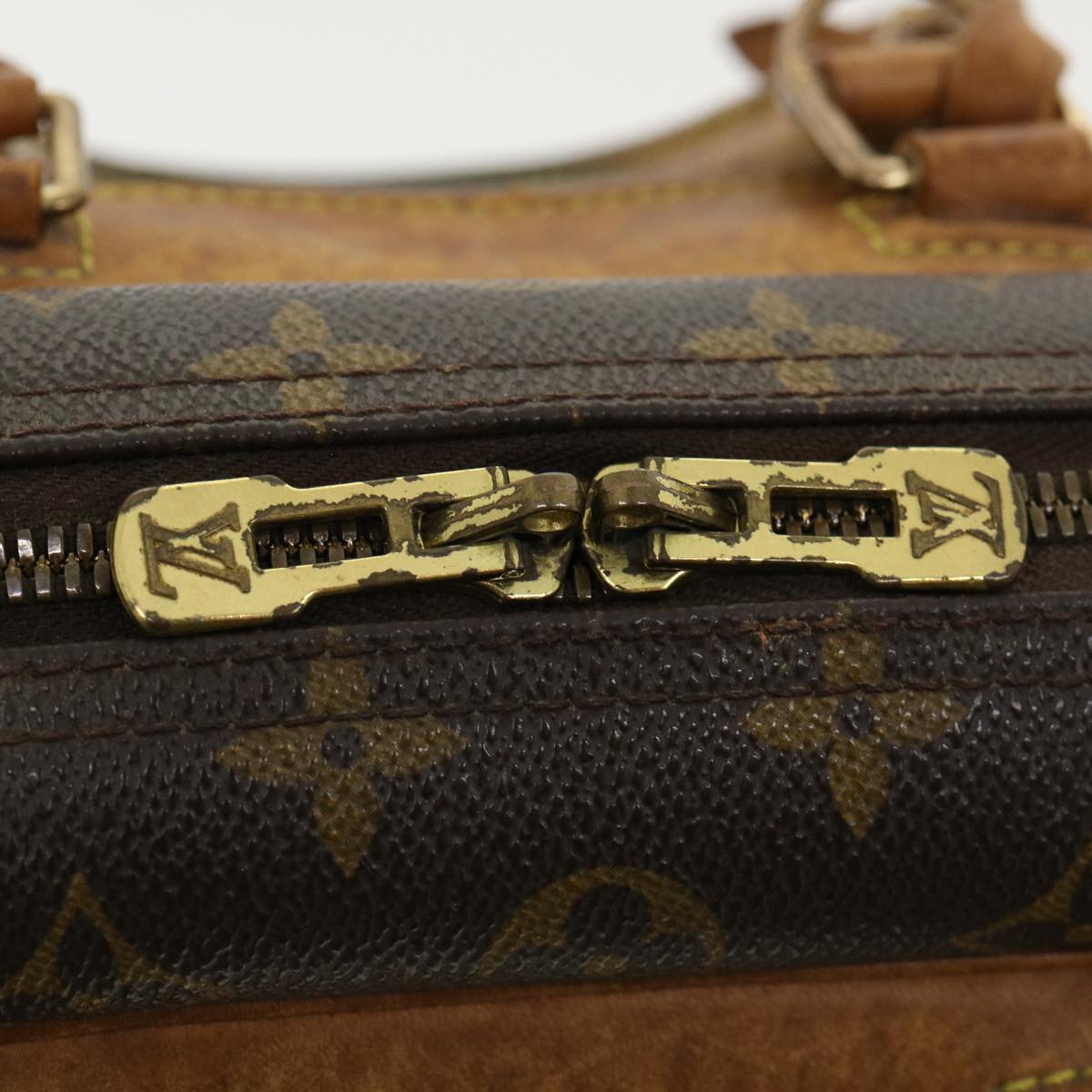 LOUIS VUITTON Monogram Deauville Hand Bag M47270 LV Auth fm1876