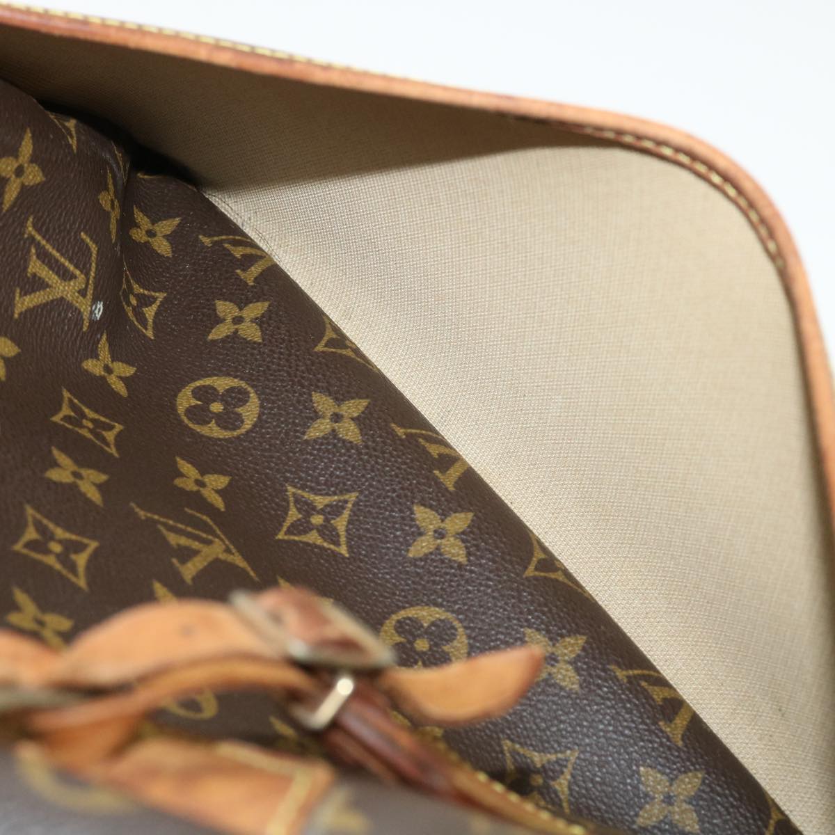 LOUIS VUITTON Monogram Deauville Hand Bag M47270 LV Auth fm1876