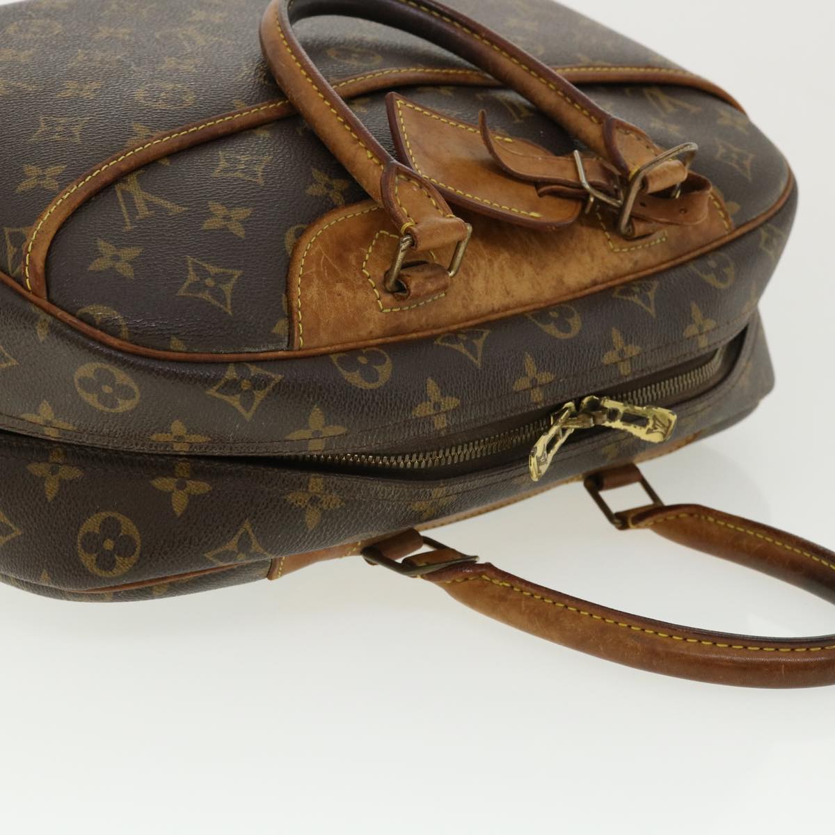 LOUIS VUITTON Monogram Deauville Hand Bag M47270 LV Auth fm1876