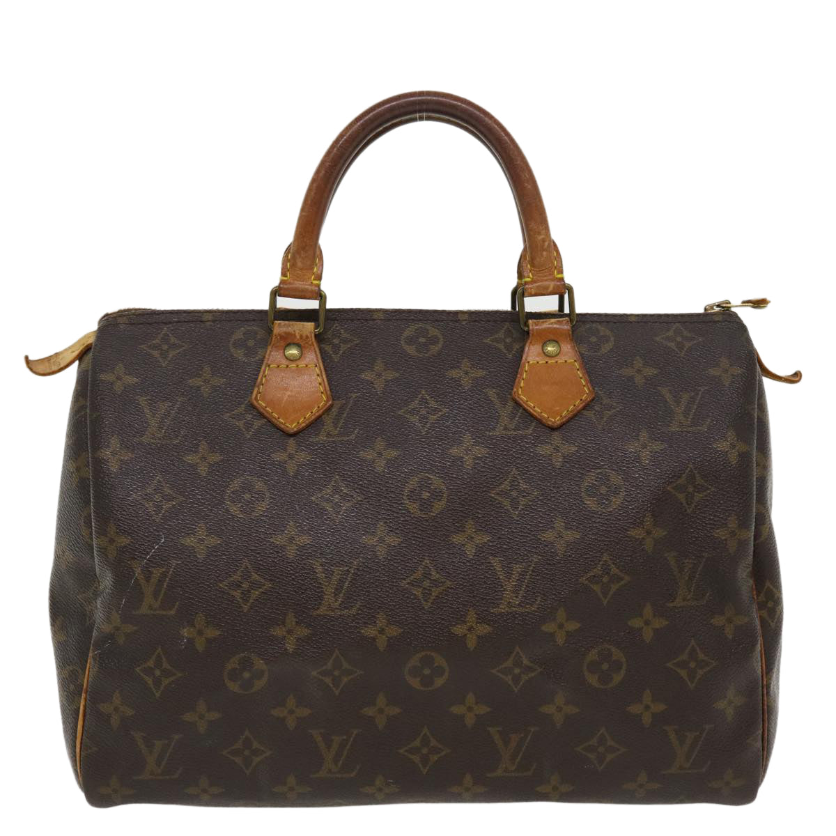 LOUIS VUITTON Monogram Speedy 30 Hand Bag M41526 LV Auth fm2002