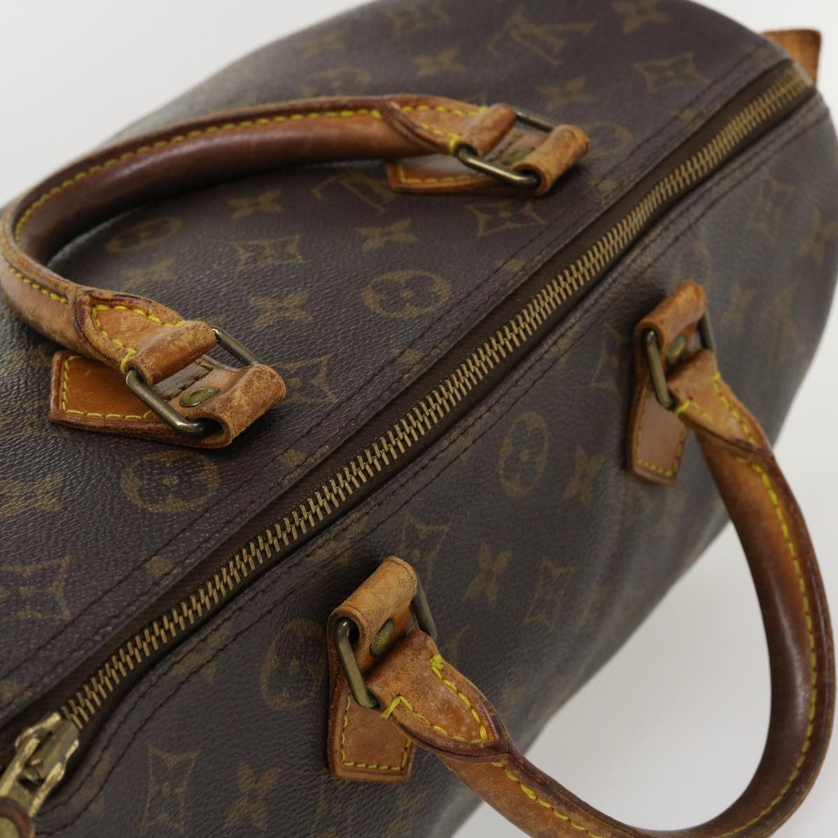 LOUIS VUITTON Monogram Speedy 30 Hand Bag M41526 LV Auth fm2002