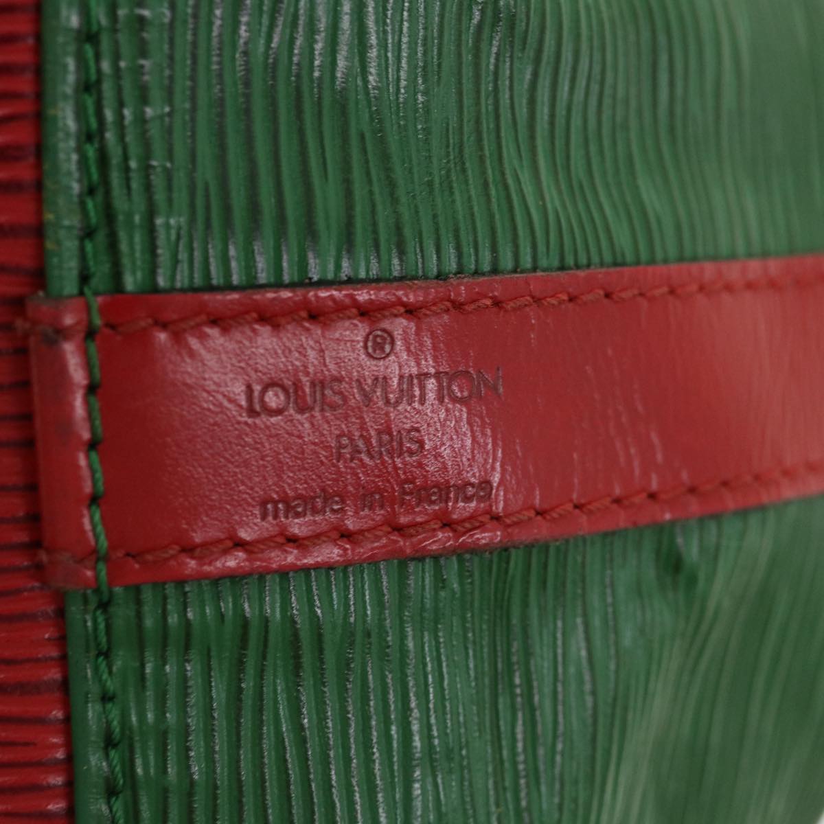 LOUIS VUITTON Epi Petit Noe Shoulder Bag By color Red Green M44147 Auth fm2004