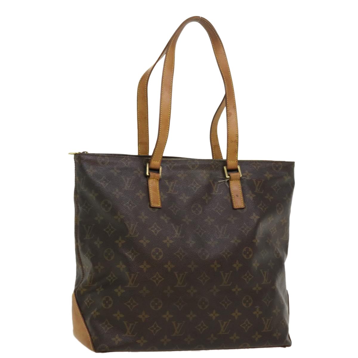 LOUIS VUITTON Monogram Cabas Mezzo Tote Bag M51151 LV Auth fm2005