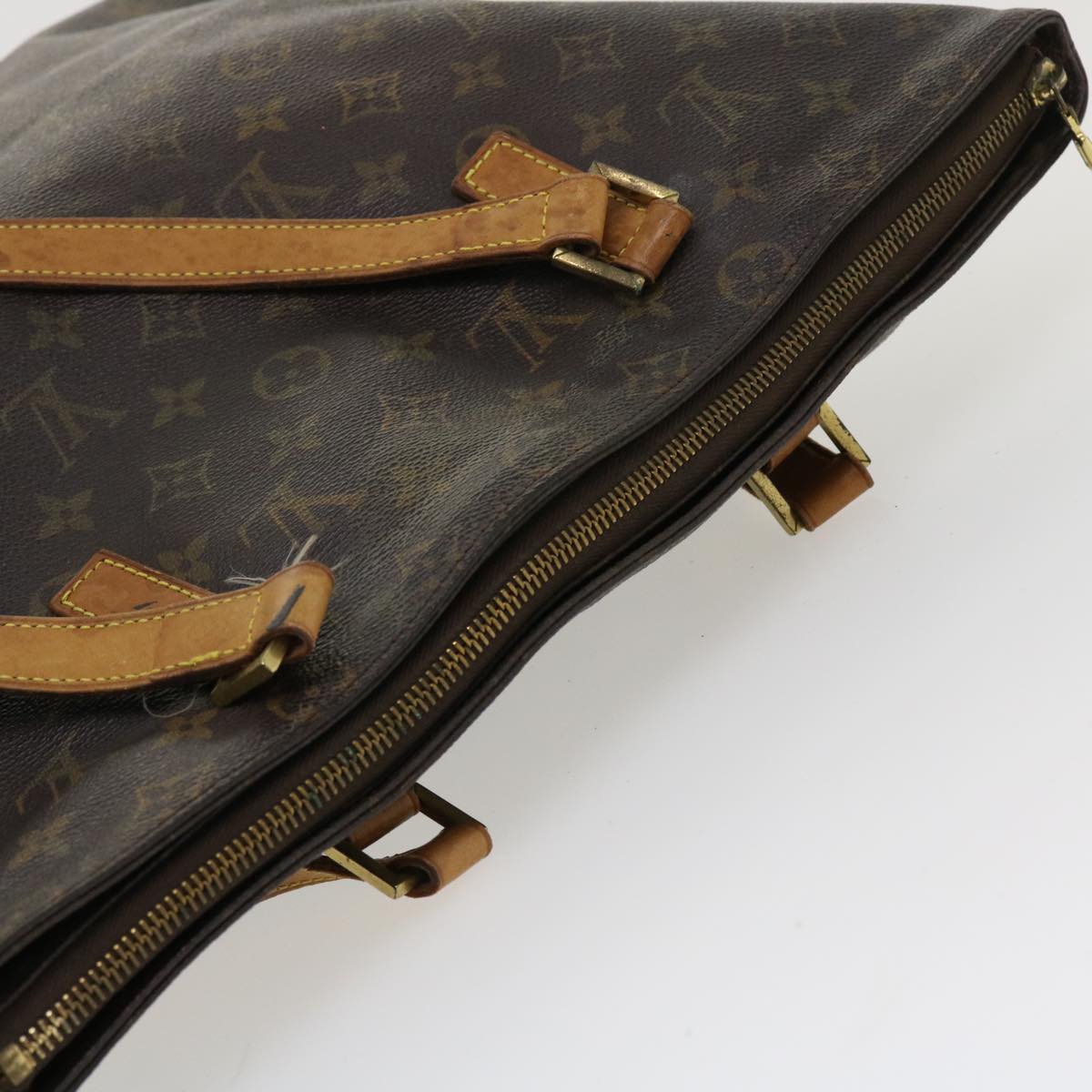 LOUIS VUITTON Monogram Cabas Mezzo Tote Bag M51151 LV Auth fm2005