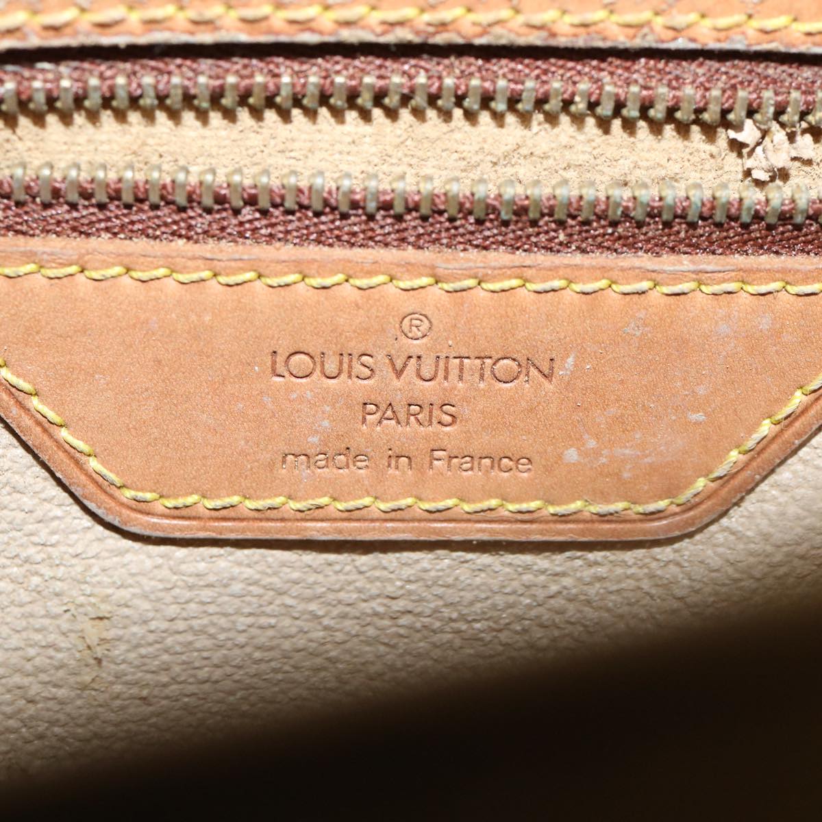 LOUIS VUITTON Monogram Bucket GM Shoulder Bag M42236 LV Auth fm2060