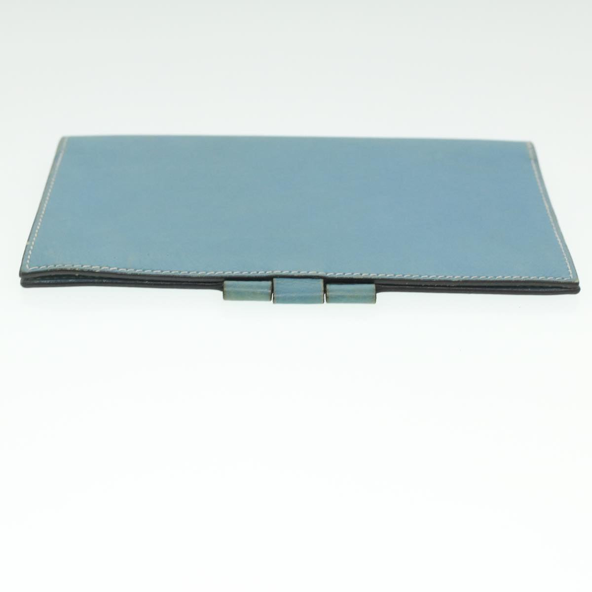 HERMES agenda Day Planner Cover Leather Blue Auth fm2077